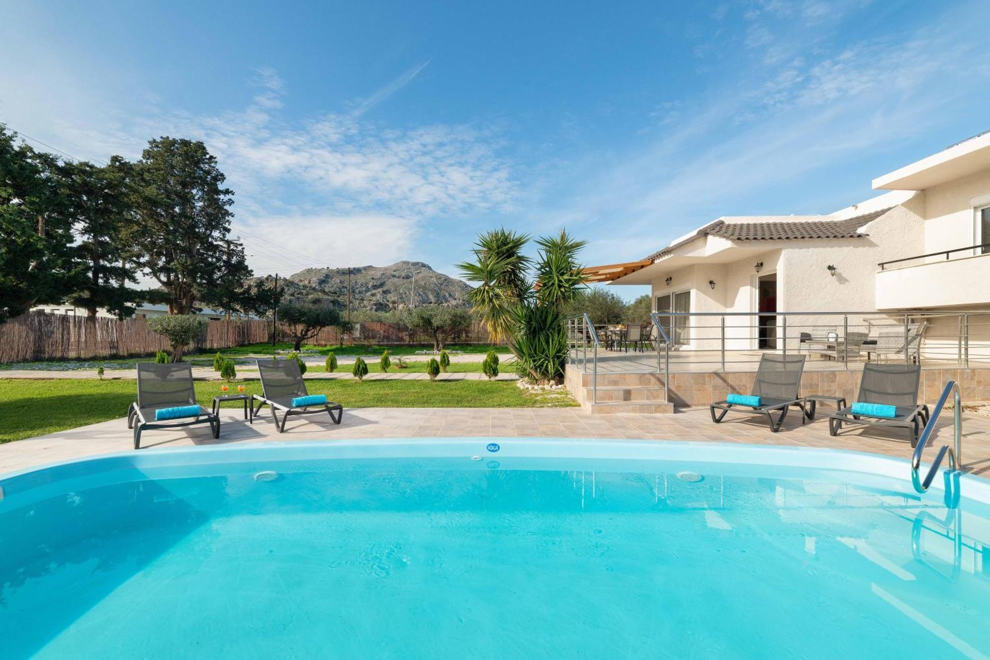 Sugar View Villa In Kolymbia Esterno foto